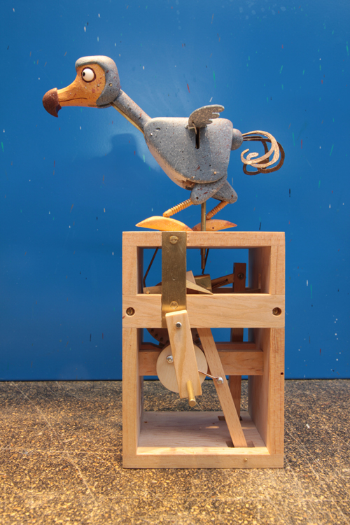 Automata Mechanical Sculpture, Collectible Automaton handmade in